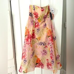 Alfred Sung organza midi dress size 10